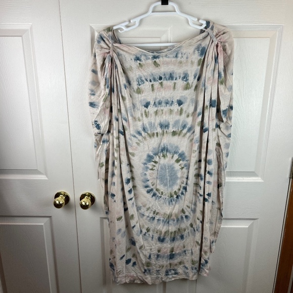 Free People We the Free Kaleidoscope Tie Dye Kaftan Size Small - Picture 5 of 5